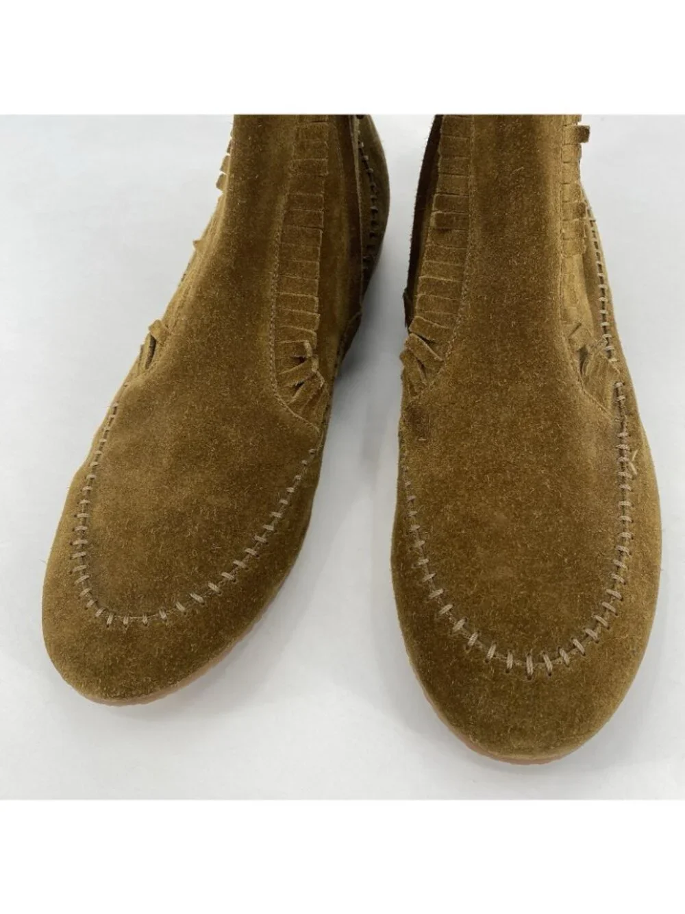 Giuseppe Zanotti Homme Men's US 13 IT 46 Tan Brown Suede Leather Moccasin Boots